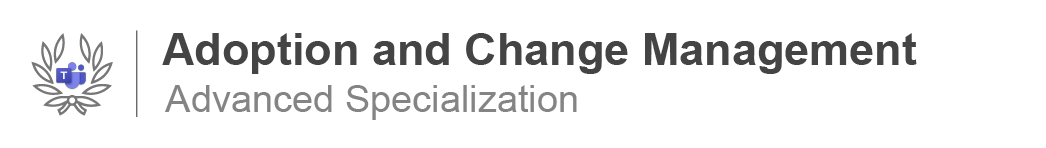 Symity MS Advanced Specialization - Adoption