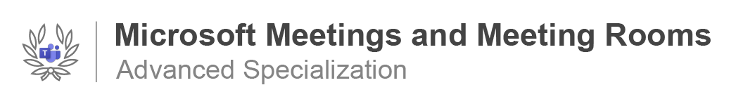 Symity MS Advanced Specialization - Meetings & Meeting Rooms